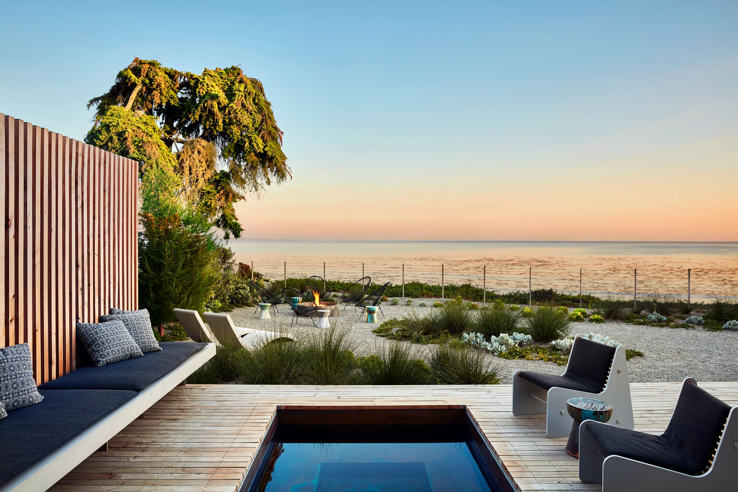 Santa Cruz coastal home with outdoor entertaining space and ocean views appealing to summer buyers