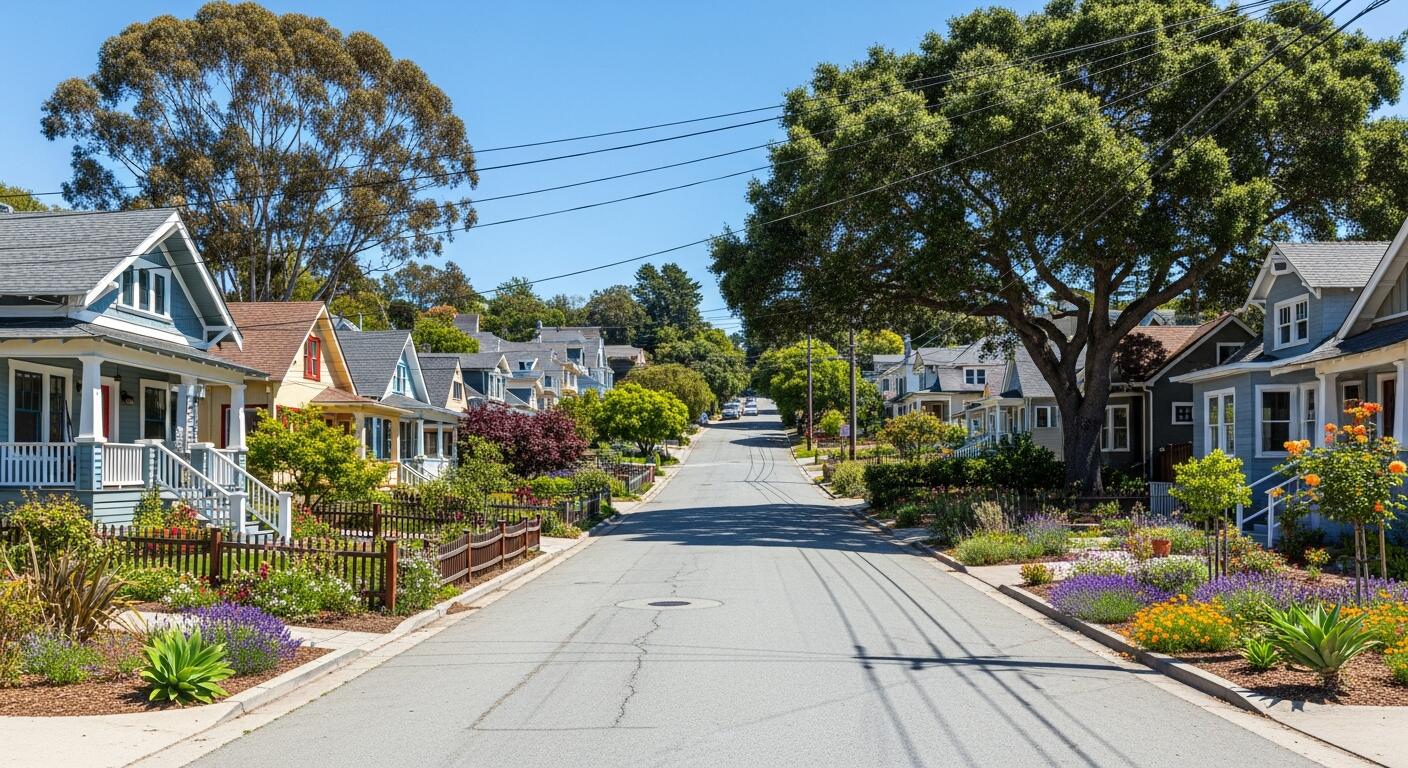 Santa Cruz home with spring landscaping and curb appeal during the busy spring real estate season